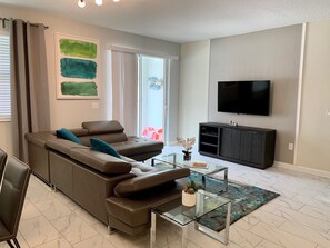 60-inch Smart TV with cable channels, TV, Netflix - Marvelous 5 Bedroom w/ Pool Close to Disney 4811 (Kissimmee)