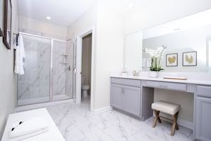 House, 5 Bedrooms | Bathroom | Free toiletries, hair dryer, towels, soap - Gorgeous 5Bd Close to Disney @ Storey Lake 2734 (Kissimmee)