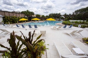 Sun deck - Festival Resort 5 Bd Home w/ Screened Pool Close to Disney 174 (Davenport)