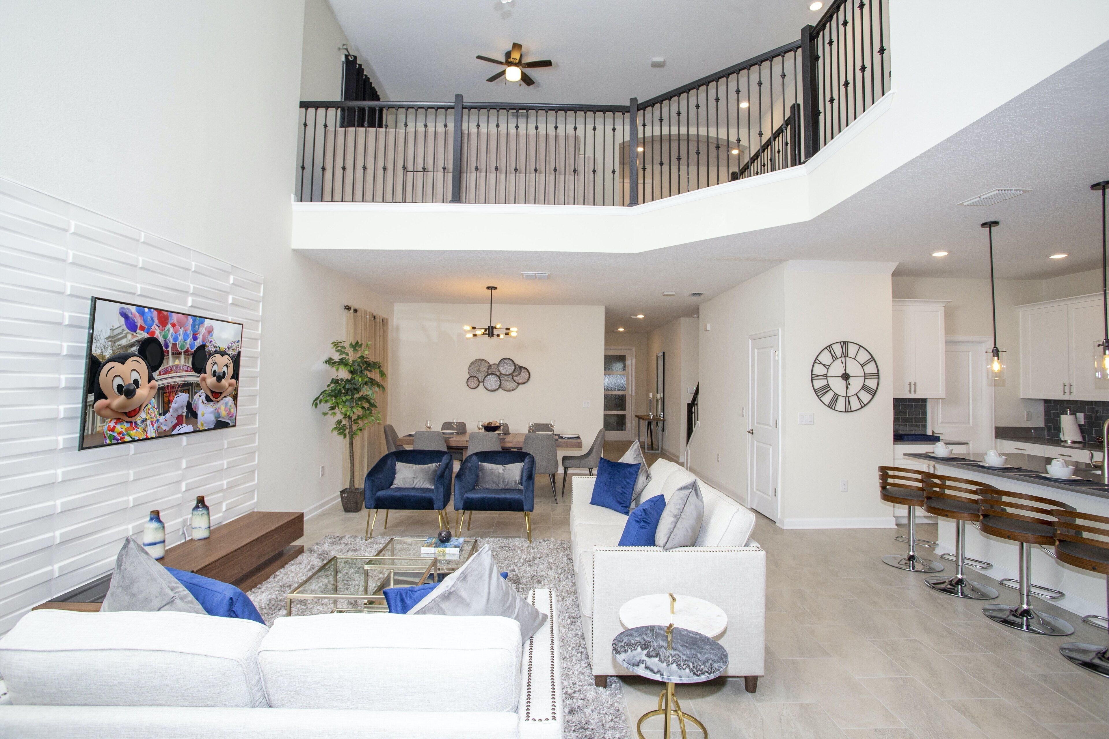 House, 5 Bedrooms | Living area | 60-inch Smart TV with cable channels, TV, Netflix