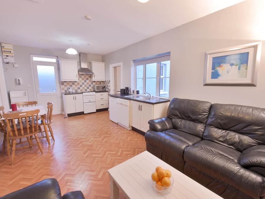 Apartment | Living area | 30-inch TV with digital channels