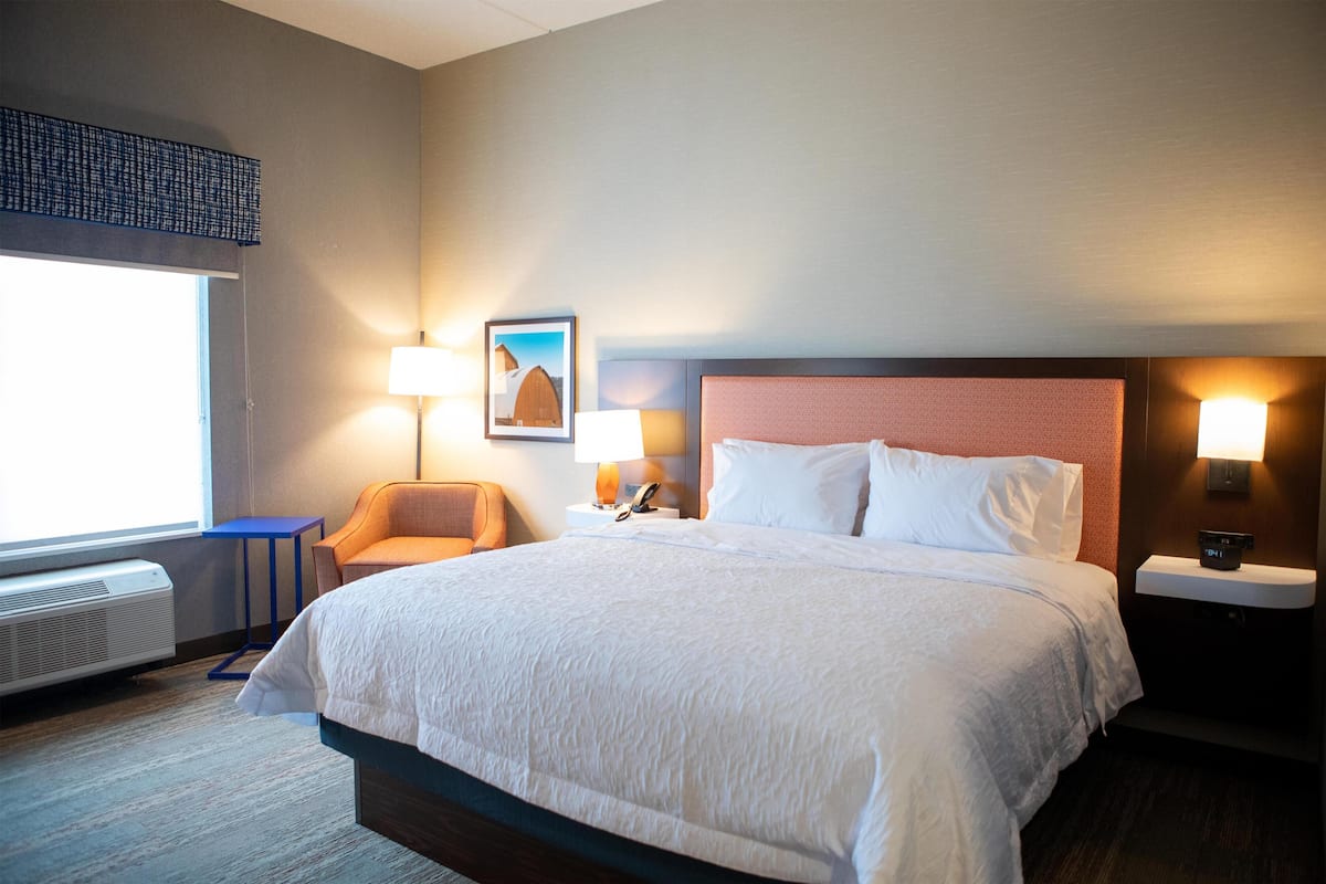 Room, 1 King Bed | In-room safe, desk, laptop workspace, blackout drapes