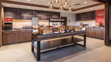 Free daily buffet breakfast
