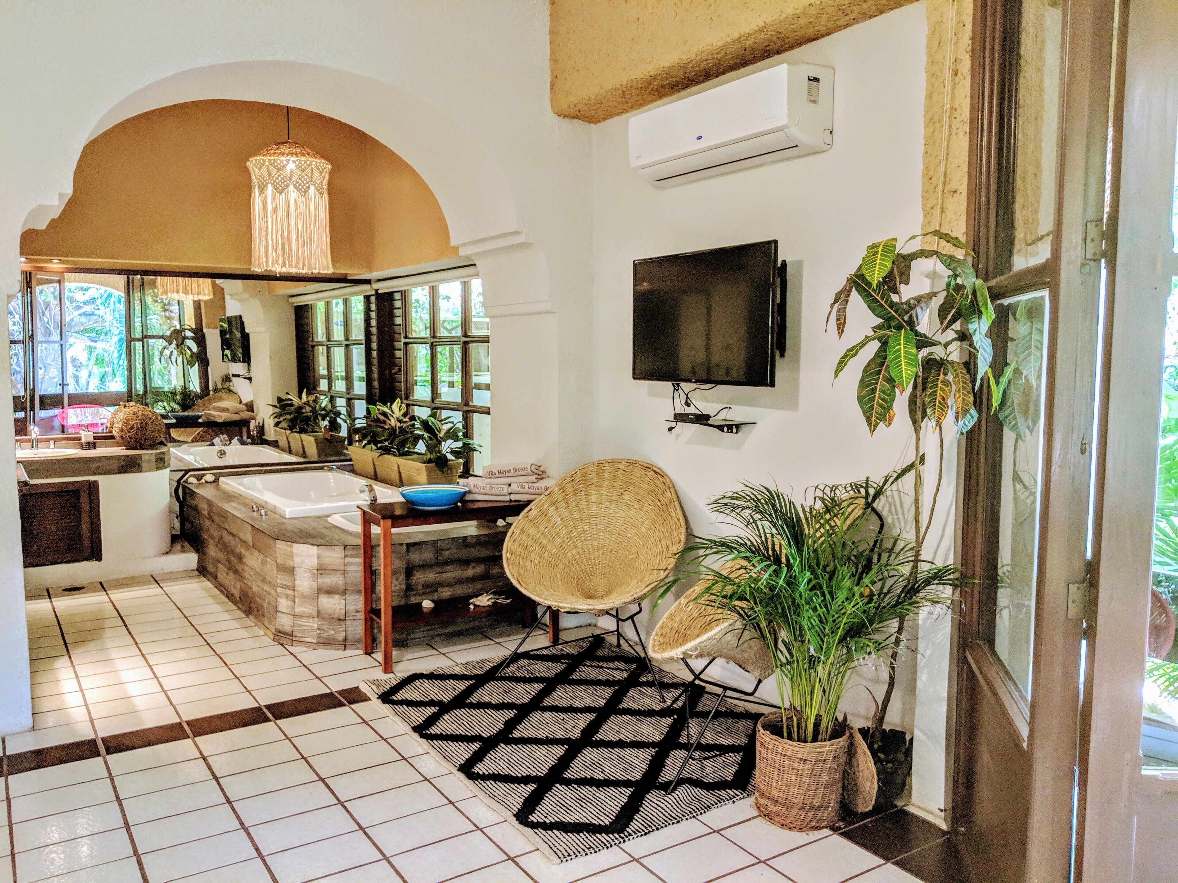 ❤️Beach Villa❤️Private Pool❤️Playacar❤️Boho decor