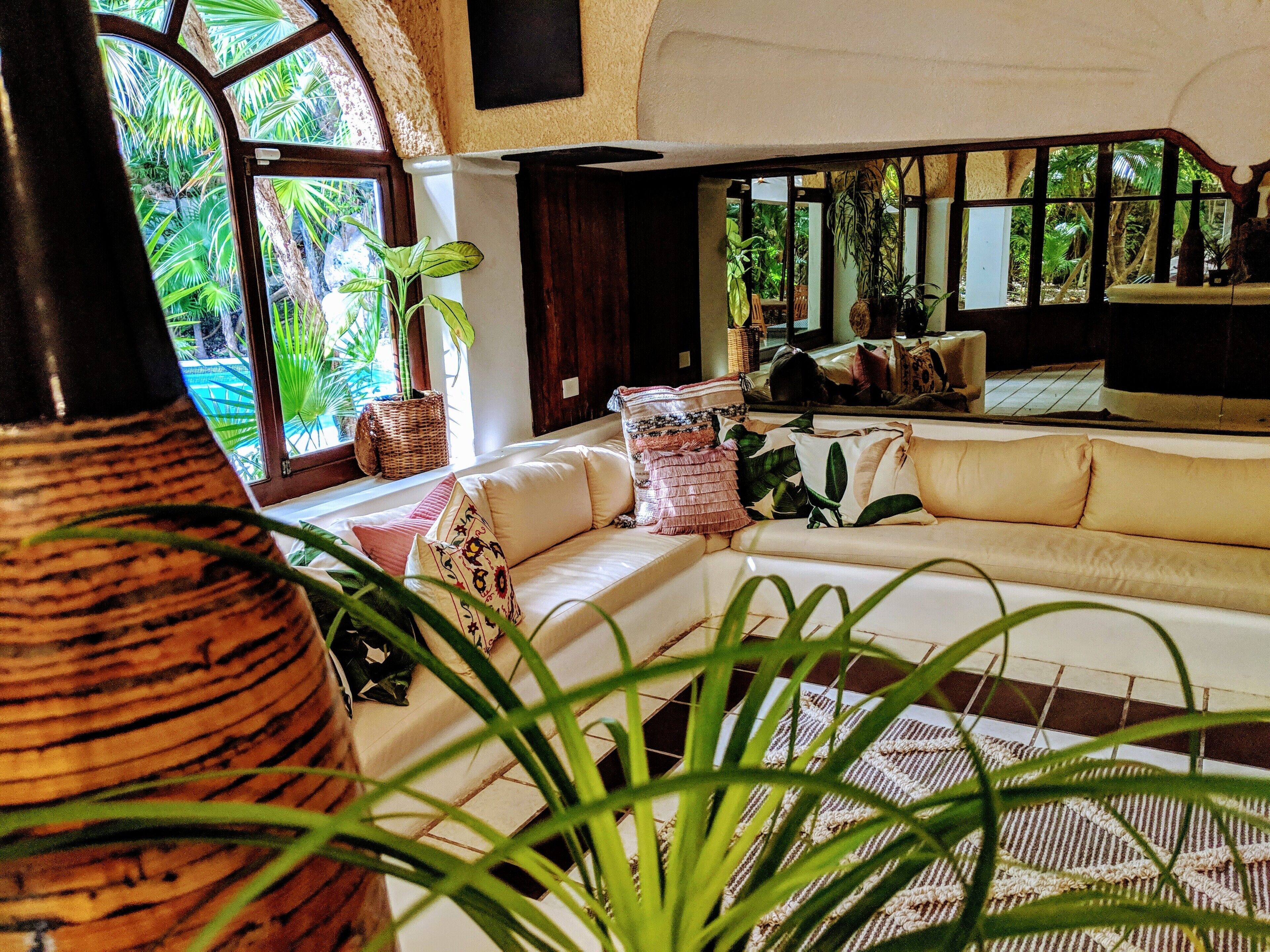 ❤️Beach Villa❤️Private Pool❤️Playacar❤️Boho decor