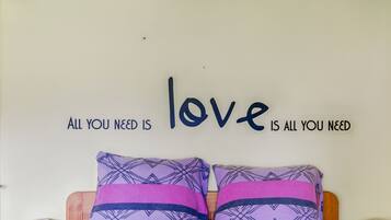 3 bedrooms, individually furnished, bed sheets