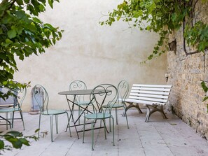 Balcony - Holiday Home in Le Manoir With Jacuzzi in Summer (Saint-Martin-des-Entrees)