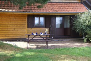 Chalet | Balcony - Chalet in La Hoube Near Rocher du Dabo (Dabo)