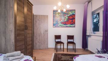 2 bedrooms, individually furnished, bed sheets