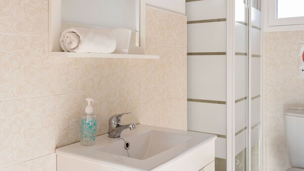 Shower, hair dryer, towels - Boutique Holiday Home in Seville With Terrace (Seville)
