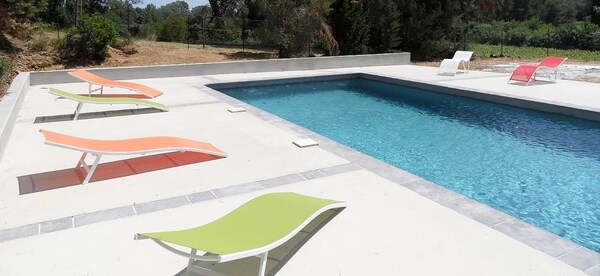 Flat With Pool In The Heart Of Vineyards - Mèze