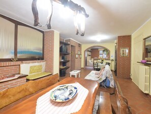 House | Living room | Fireplace - Charming Holiday Home in Agliano Terme With Private Pool (Agliano Terme)