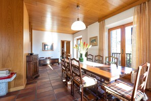 Dining - Castle in Clouds; A Holiday Home (Stenico)