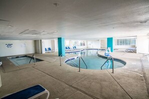Indoor pool, a heated pool