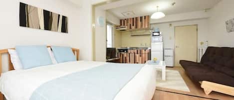 アパートメント | 1 室のベッドルーム、アイロン / アイロン台、WiFi (無料)