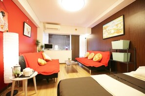 Apartment | Living area | Flat-screen TV - Lions Mansion Dogenzaka 207 (Tokyo)