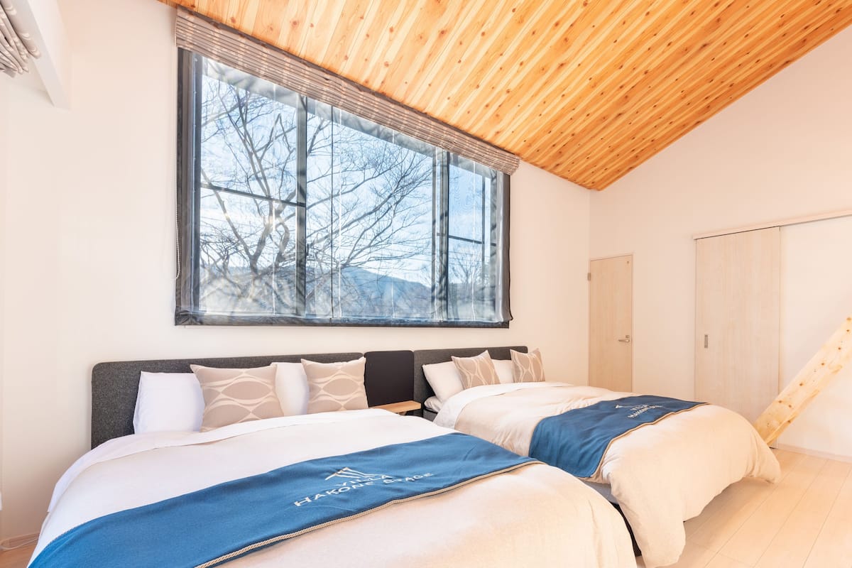 Suite (VILLA A, Japanese-Western style, Loft) | 2 slaapkamers, individueel gedecoreerd, verduisterende gordijnen