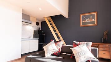 Chambre (VILLA B, Western style, Loft) | Coin séjour