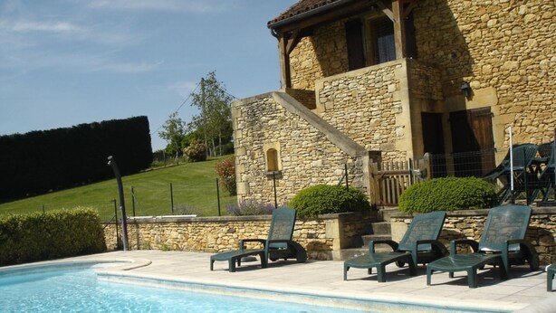 Outdoor pool - Boutique Holiday Home in Besse With Swimming Pool (Besse)