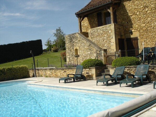 Outdoor pool - Boutique Holiday Home in Besse With Swimming Pool (Besse)