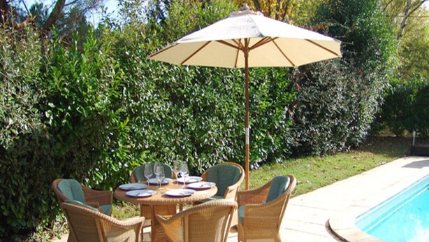 Pool - Gorgeous Mansion With Pool by the Riverside in Juillac (Juillac)