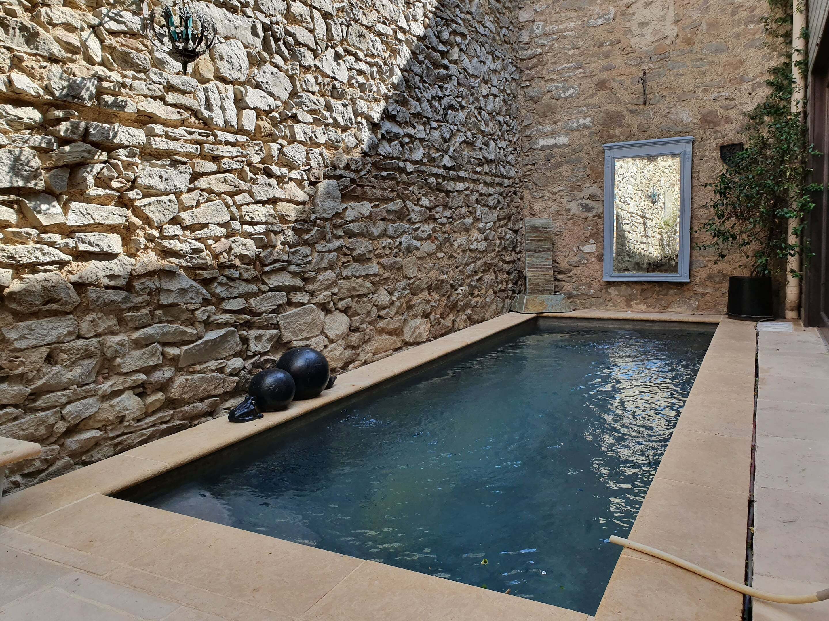 Indoor pool, outdoor pool