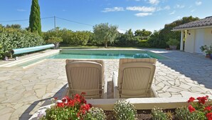 Outdoor pool, a heated pool - Magnificent Villa With Private Pool, Terrace, Outdoor Kitchen and Views of the Gorges (Cesseras)