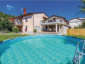 Outdoor pool - Spacious Holiday Home in Zvone?e (Matulji)