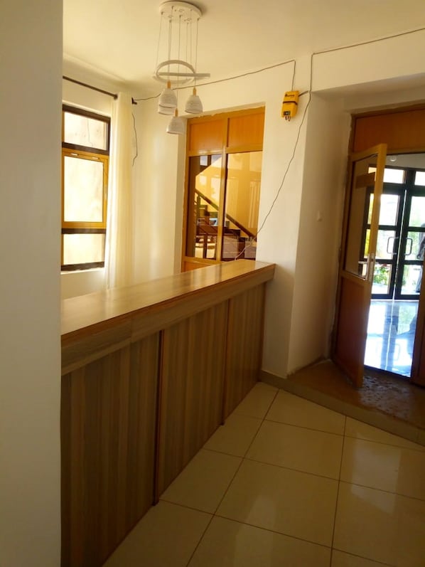 Interior entrance