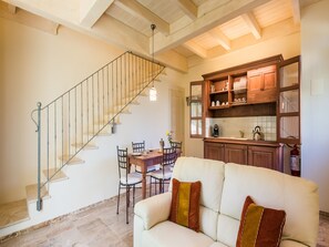 Apartment | Private kitchen | Fridge, microwave, coffee/tea maker, toaster