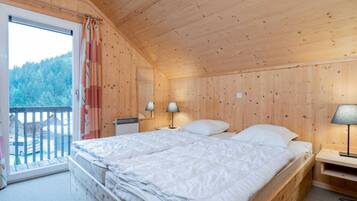 Chalet | 4 Schlafzimmer, individuell eingerichtet, Bettwäsche