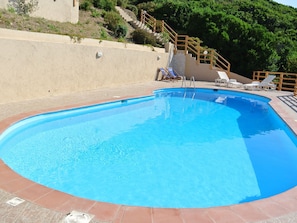 Outdoor pool - Beautiful Holiday Home in Costa Paradiso Near Sea (Trinità d'Agultu e Vignola)