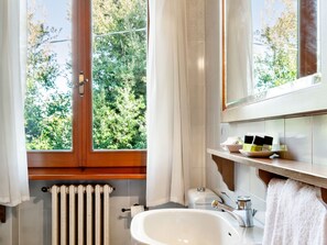 Ferienhaus | Badezimmer | Dusche, Handtücher