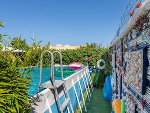 Indoor pool, outdoor pool