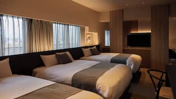 Deluxe-sviitti | Äänieristys, silitysrauta/-lauta, ilmainen Wi-Fi, vuodevaatteet