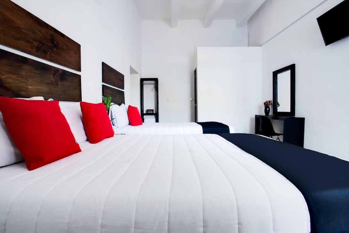 1 habitación y ropa de cama