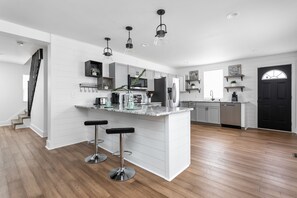 Oven, stovetop, dishwasher, coffee/tea maker - Sanitized New Pristine Indy Home w/ Pool Table! (Indianapolis)