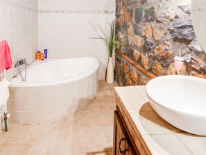 Villa | Bathroom | Bathtub, towels