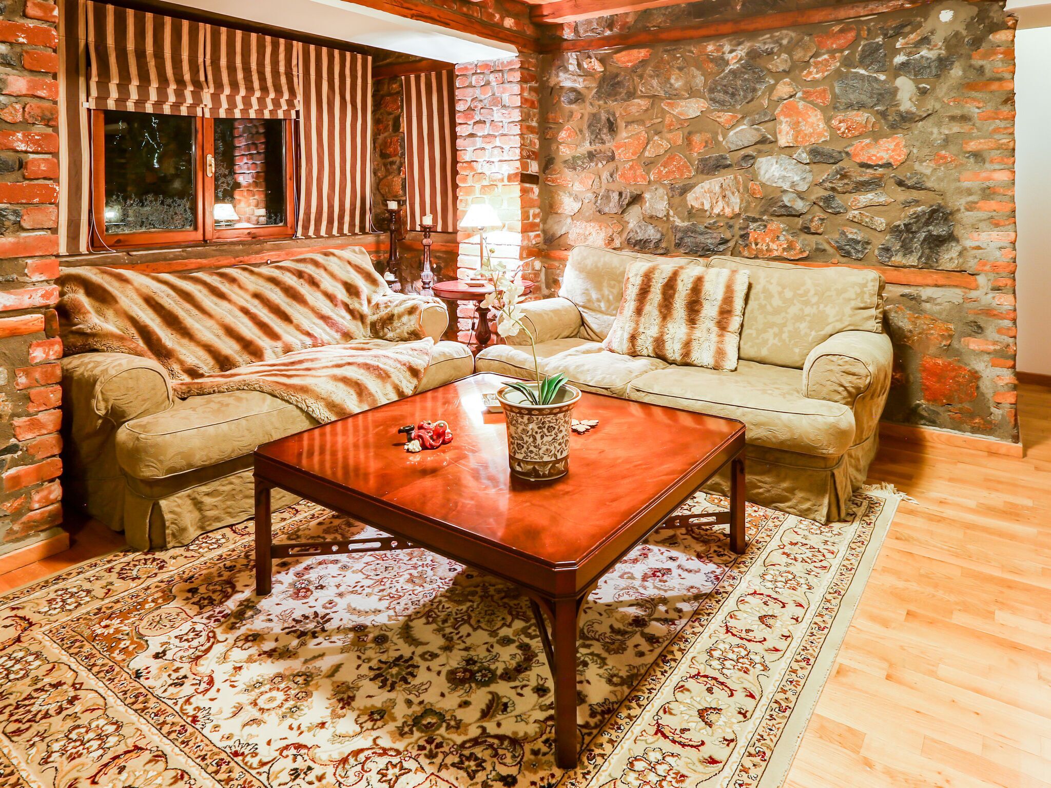 Villa | Living room | Fireplace, DVD player