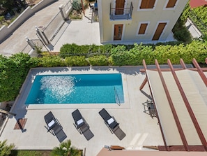 Indoor pool, outdoor pool - Luxurious Villa in Splitska With Swimming Pool (Supetar)