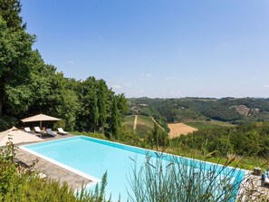 Pool - Picturesque Apartment in Montefiridolfi With Swimming Pool (San Casciano in Val di Pesa)