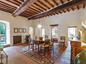Dining - Deluxe Apartment in Montefiridolfi With Swimming Pool (San Casciano in Val di Pesa)