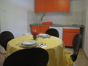 Apartment | Private kitchen | Fridge, stovetop