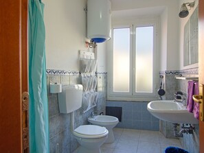 Apartment | Badezimmer | Dusche, Handtücher