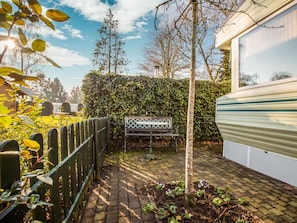 Balcony - Cozy Chalet in Putten near Forest (Putten)