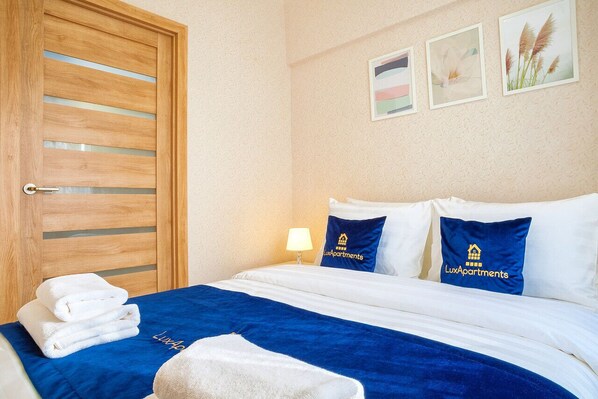 Business Apartment | 1 bedroom, desk, iron/ironing board, free WiFi - Lux Apartments Strelbishchenskiy (Moscow)