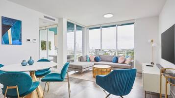 Apartment (2 Bedrooms) | Living room | 20-inch TV with cable channels