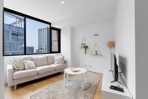 Apartment (1 Bedroom) | Living room - Comfort Luxury 1BR Apart@southerncross/flagstaff (Melbourne)