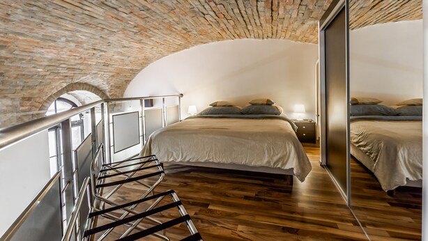 Design appartement, 1 queensize bed