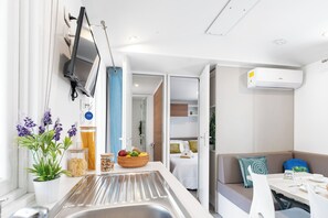 Mobile Comfort-Unterkunft, 2 Bäder | Eigene Küche